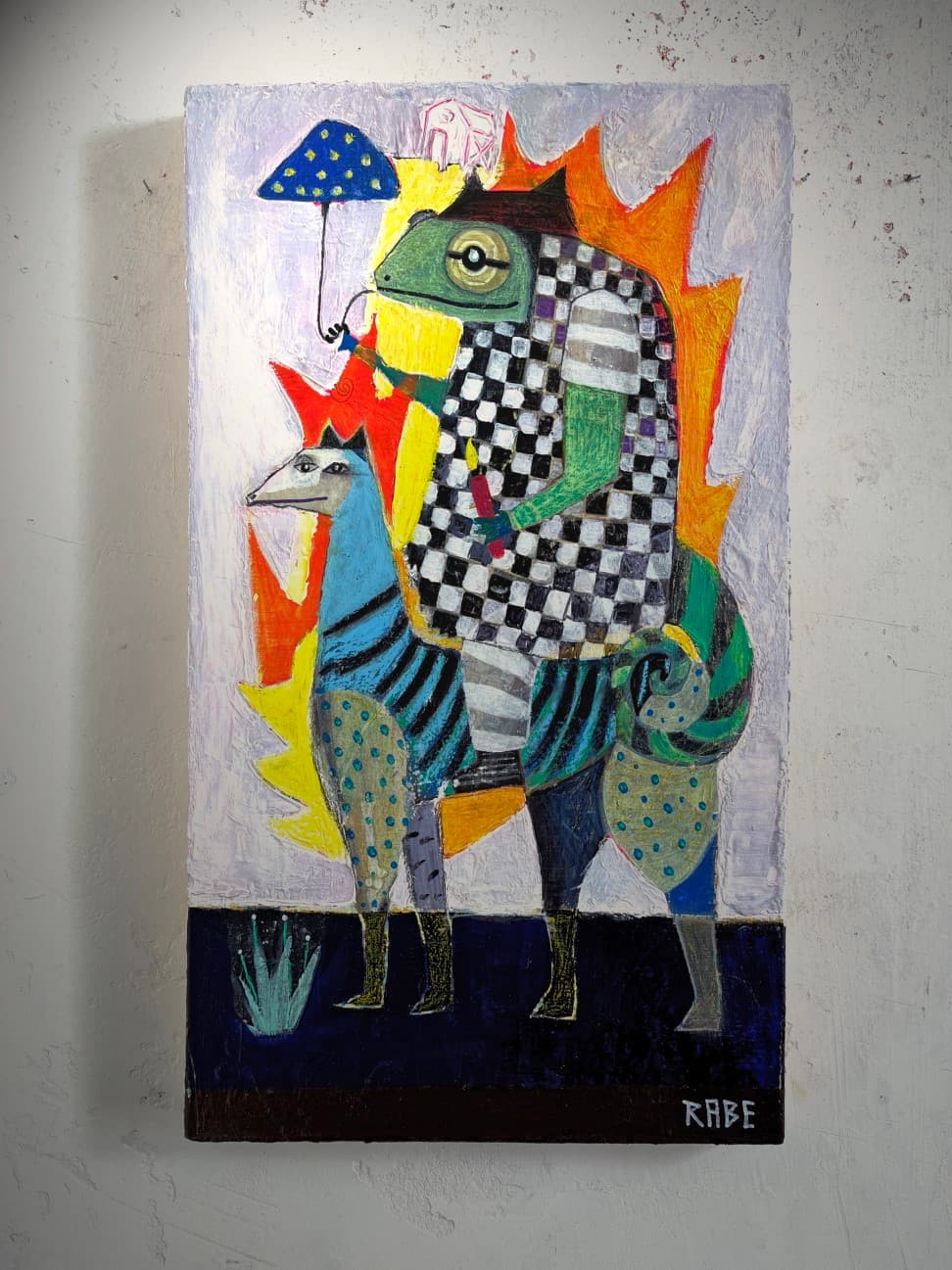 Print titled frog wayne by rabentinte