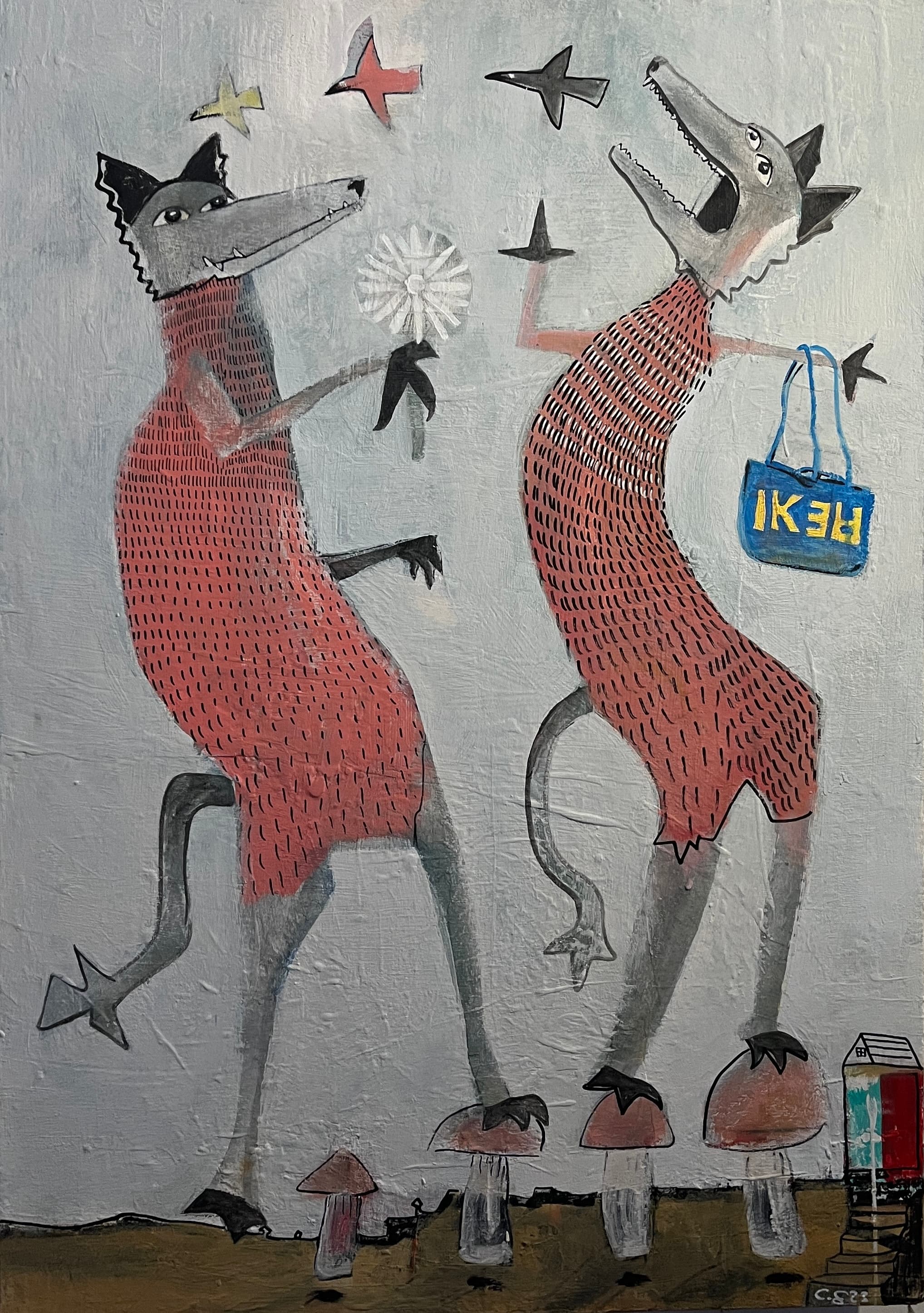 Print titled the argument by rabentinte
