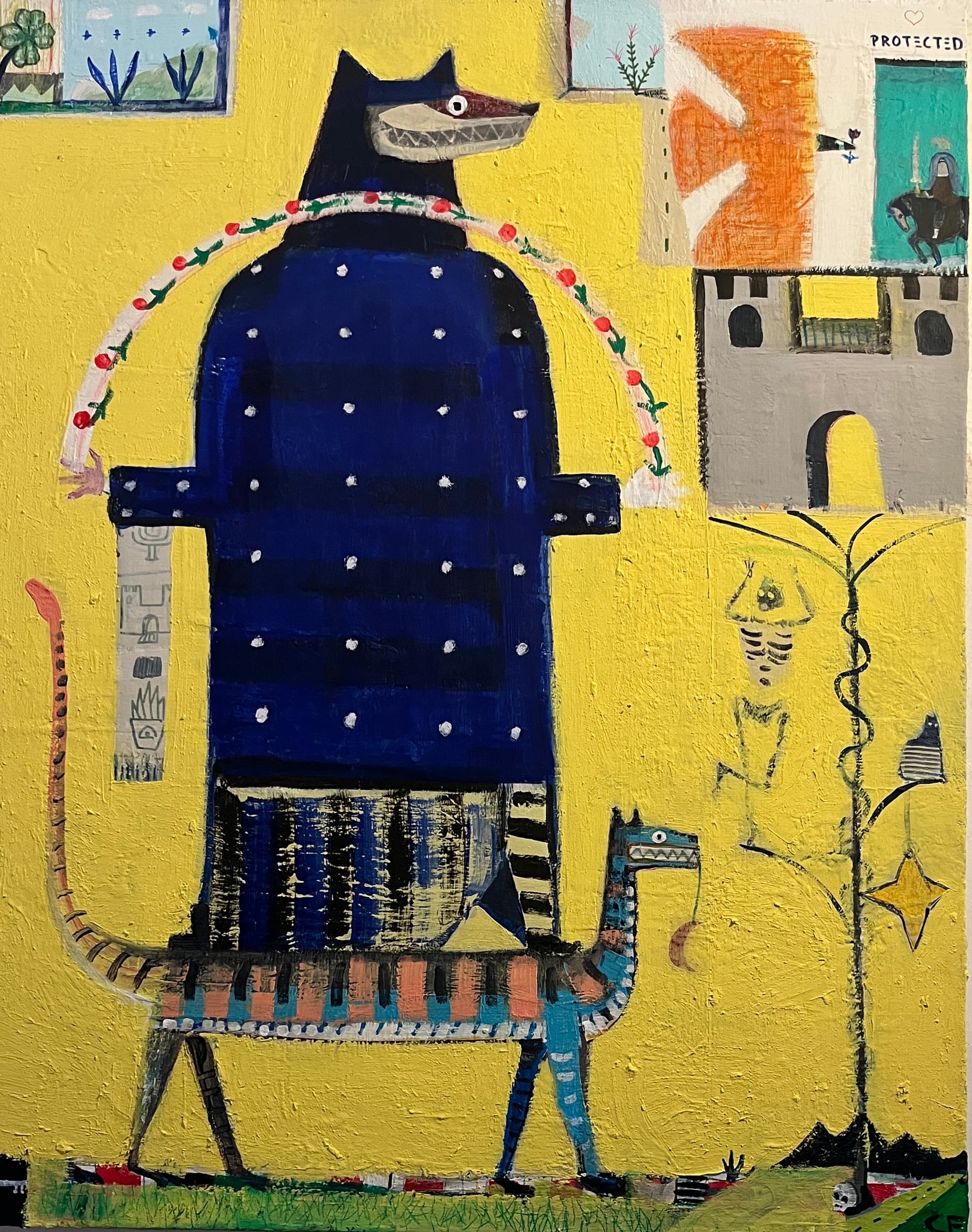 Print titled the juggler by rabentinte