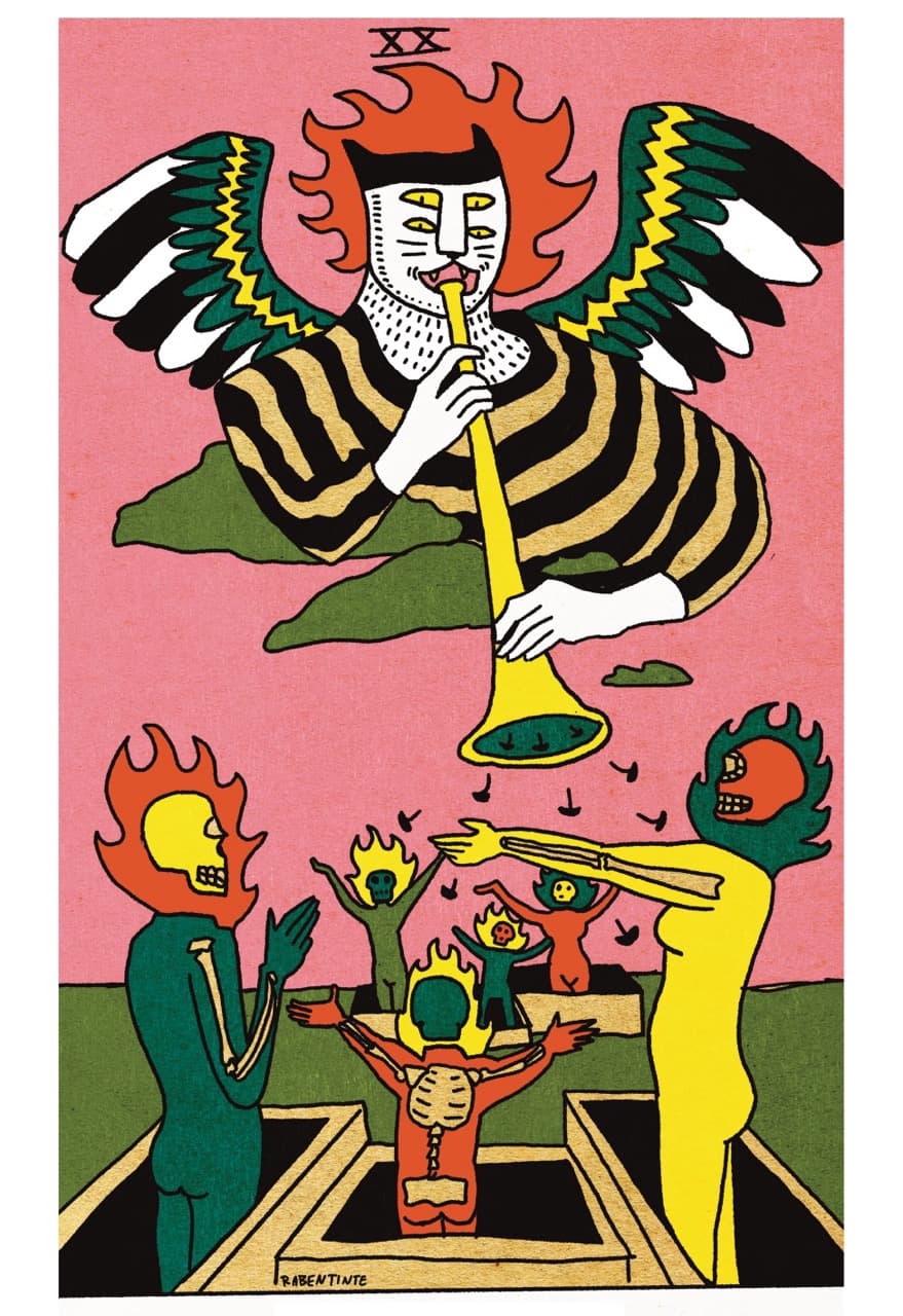 Print titled tarot.Judgment by rabentinte